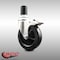 Service Caster 5 Inch 316SS Soft Rubber Swivel 1-1/2 Inch Expanding Stem Caster Lock Brake SCC SCC-SS316TTLEX20S514-SRS-112 - alternate 2